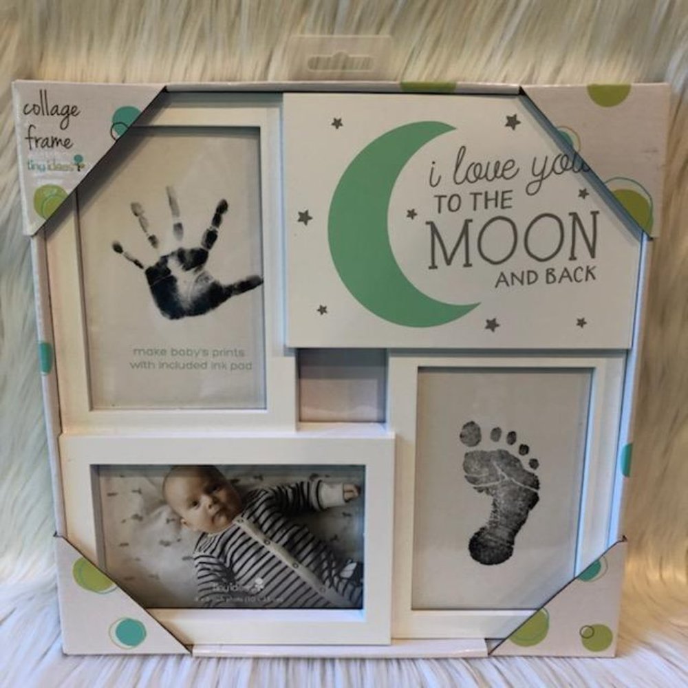 Tiny Ideas Collage Frame “I Love You to the Moon and Back”